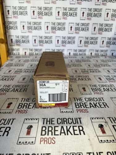 10-Square D HOM130 1-Pole 30-Amp 120/240V Plug-In Circuit Breaker