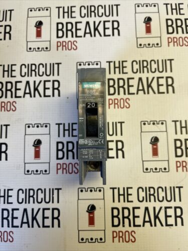 Siemens BQD120 20AMP 1 Pole Bolt On 277 volt Circuit Breaker *Quantity In Stock