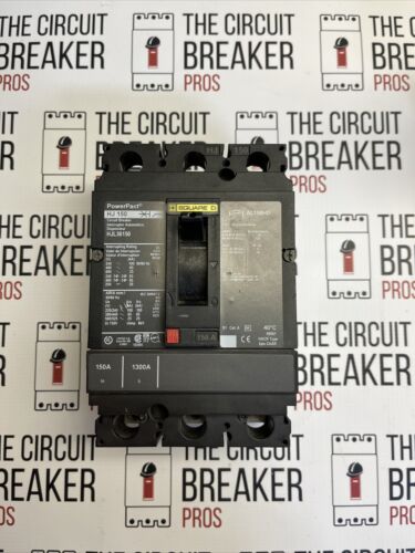 SQUARE D CIRCUIT BREAKER 150 AMP 600V 3 POLE HJL36150 Recon 1 YR WRNTY