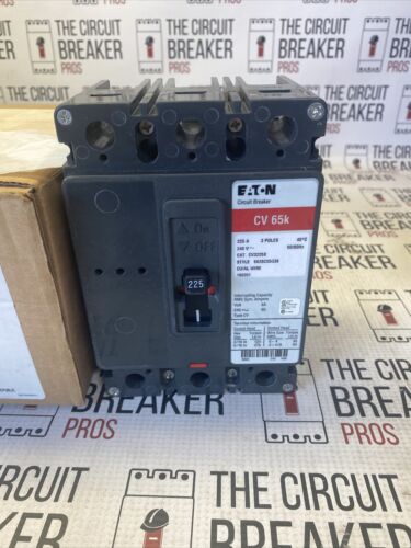CV3225 EATON CIRCUIT BREAKER 225AMPS 240V 65KA 3POLE NEW IN Box