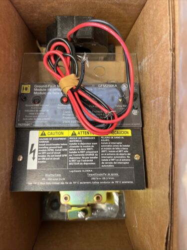 Square D GFM250KA Ground Fault Module 250A 600V 3 Pole (321E) New In Box