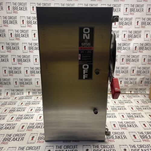 GENERAL ELECTRIC THN3361SS INDUSTRIAL SAFETY DISCONNECT SWITCH 30 AMP, 600 VAC