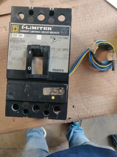 KI361501352 Square D Gray Label Current-Limiting Circuit Breaker 3P 150A W AUX