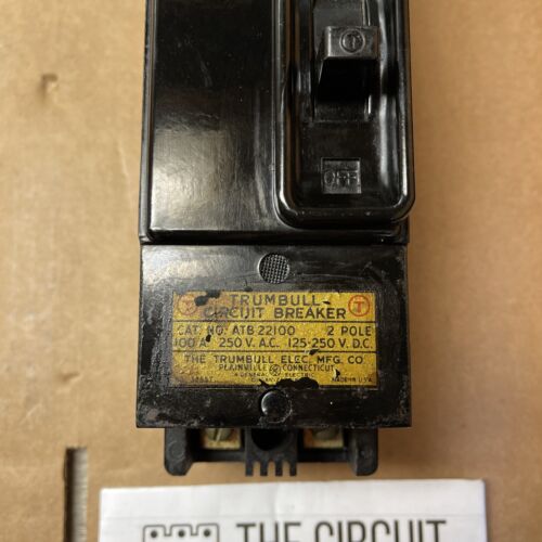 ATB22100 / TF122100 Trumbull Electric Circuit Breaker 2 Pole 100 Amp 250V