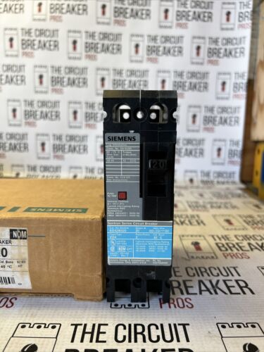 NEW IN BOX  Siemens ED42B020  Circuit Breaker - 2P 20A 480V WRNTY