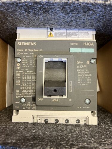 NEW SIEMENS 400A HJGA CIRCUIT BREAKER HJX3T400 400 AMP 2YR WRNTY