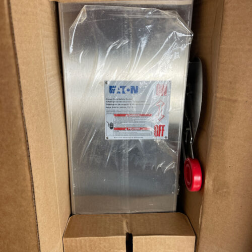 Eaton DH322FWK Heavy Duty Safety Switche 1/pkg 60A 240V 3P NEMA: 4 and 4X 60Hz