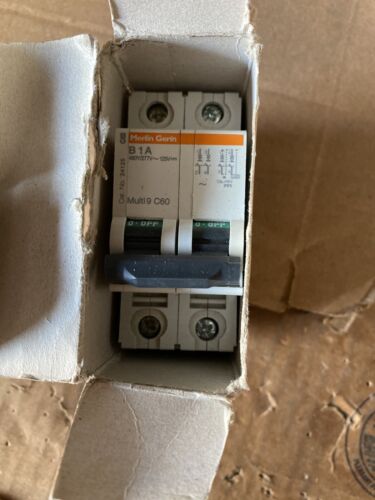 SQUARE D MG24125 CIRCUIT BREAKER 1A 2 POLE 277/480V NEW CONDITION IN BOX