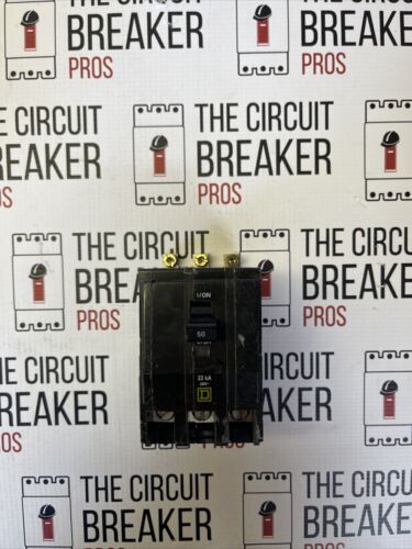 Square D QOB350VH 3 Pole 50 Amp 240V 22KA QOB Bolt on Circuit Breaker Minor Flaw