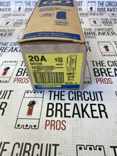 QO120 Square D 1pole 20amp 120V 10Ka Circuit Breaker NEW Box Of 10 