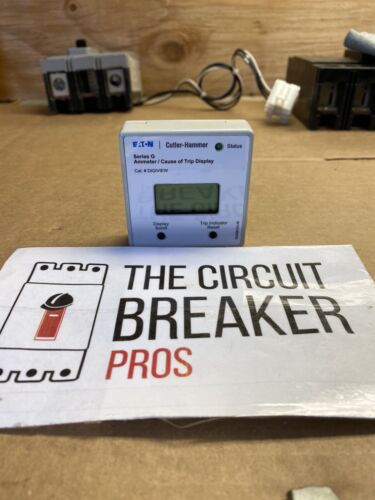 EATON CUTLER HAMMER  DIGIVIEW G AMMETER/ CAUSE OF TRIP INDICATOR  68C2911H01