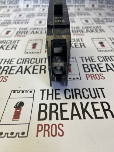 GENERAL ELECTRIC TEY180 Single Pole 80 Amp New No Box 1yr Warranty