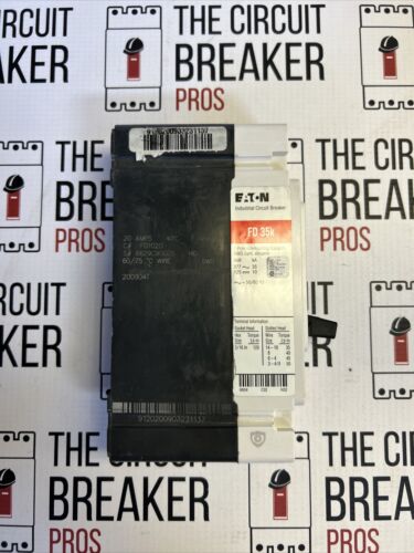 NEW TAKE OUT Cutler Hammer FD1020 1 POLE 20 AMP 277 VOLT Circuit Breaker