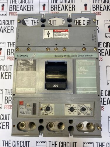 SIEMENS SHJD69300G  Sensitrip III Electronic Circuit Breaker LIG Functions 300A