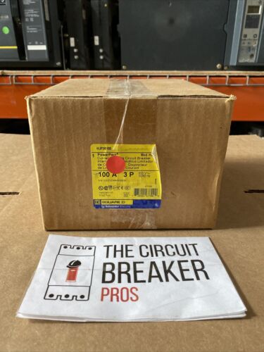 Square D HJP36100 3 pole 100 amp PowerPact Circuit Breaker 1YR WRNTY
