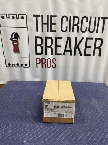Eaton DG321NGBLORED Safety Switch 30A 240V 60Hz 4 Wire Type 1 Red New