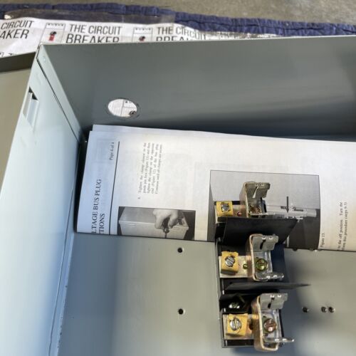 CUTLER HAMMER P3F362R 60 AMP 600 VOLT 3P3W FUSIBLE BUS PLUG