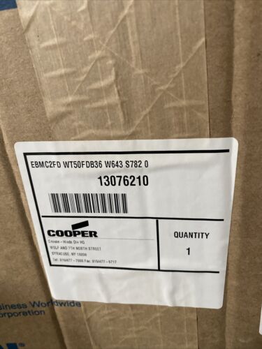 EATON CORPORATION EBMC2FD WT50FDB36 623 / EBMC2FDWT50FDB36W643S782 0 (BRAND NEW)