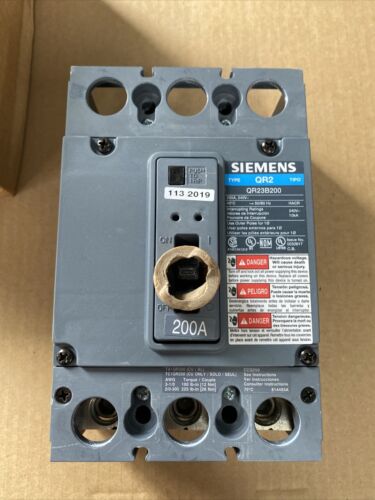 Siemens QR23B200  Circuit Breaker, 200A, 240V, 3Pole New In Box