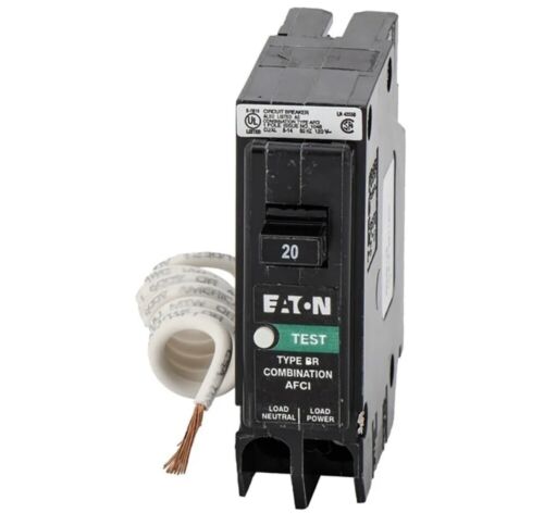 10 Eaton Cutler Hammer BRN120AF Arc Fault 20 A Breaker Type BR new surplus