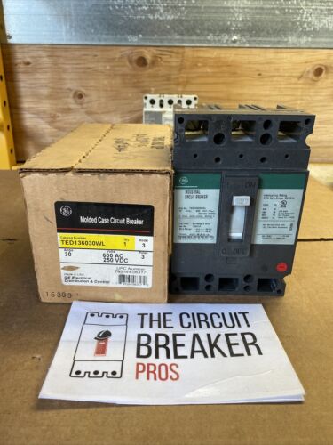 TED136030WL 3POLE 30AMP 600V CIRCUIT BREAKER NEW