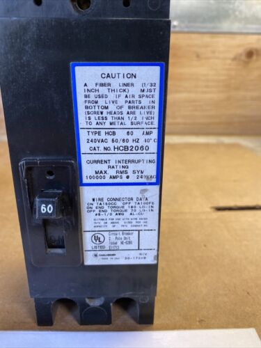 HCB2060 challenger 60 amp 240v 2pole circuit breaker