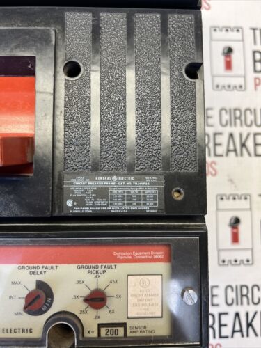 General Electric THJ4VF26 3P 500A 600V Breaker  Versa Trip WRNTY Reconditioned