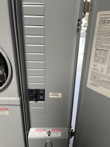 Murray ja1224b1100sec Panel W Meter 3R 100amp 1phase 3wire 208/120 Surface Mount