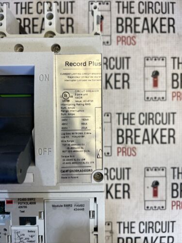 GE  FGN36KA0400R0  BOLT-ON MOLDED CASE BREAKER 400 AMP 3P 600VAC - NEW  Surplus