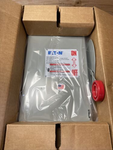 DH362FRK  Switch 60A 600V 3R Cutler Hammer Disconnect New In Box 1yr Wrnty