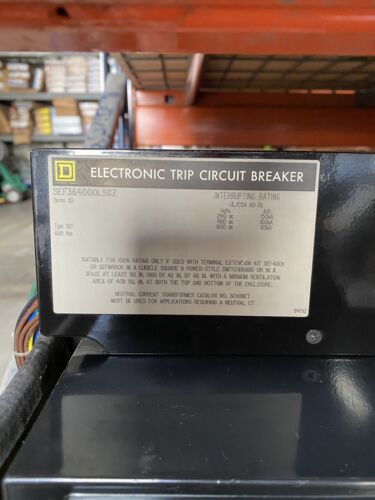 SEF364000LSGZ - 3 POLE 4000 AMPS 600 VAC LSIG Series 3B ***ONE YEAR WARRANTY***