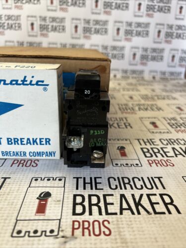 NEW ITE P220 20 Amp 2 pole 120/240V Pushmatic Single Phase Circuit Breaker