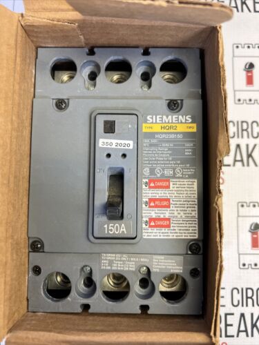 SIEMENS HQR23B150L U 150A 3P 240V 100K NEW In Box