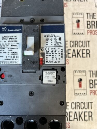 SFHA36AT0250 GE 250 AMP 3 POLE 600V CIRCUIT BREAKER 2 YEAR WARRANTY