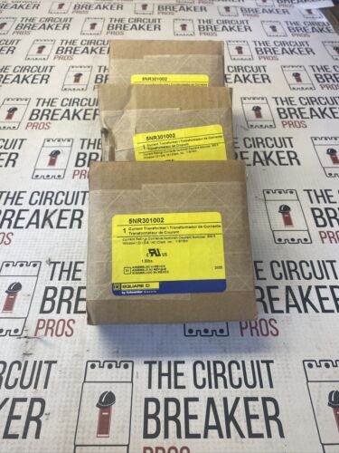 Square D 5NR301002 Current Transformer 300:5 600V 50/60Hz LOT OF 3  New In Box