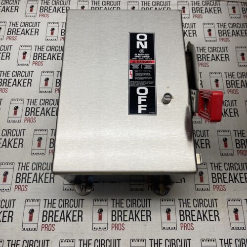 New GE THN3362SS316 60 Amp Non Fused Stainless Steel Disconnect Safety Switch