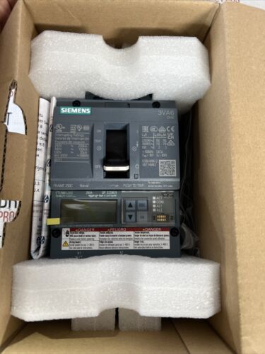 SIEMENS 3VA6225-7JQ31-2AA0 3 Pole 250 Amp Circuit Breaker 3va6 New In Box WRNTY