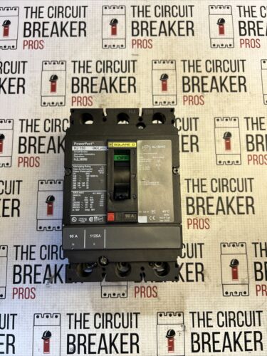 HJL36090 - Square D 90 Amp 3 Pole 600 Volt Thermal Magnetic Molded Case Circuit