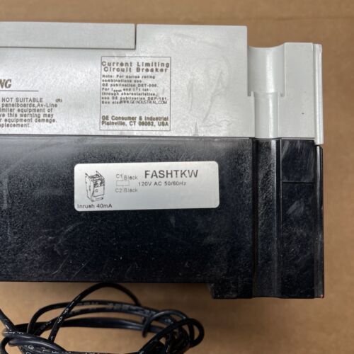 FBV36TE070RV GE 70 Amp 3 Pole Circuit Breaker W/FASHTKW Shunt Trip New Pullout