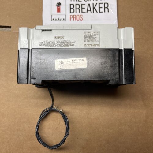 FBV36TE080RV GE 80Amp 3 Pole Circuit Breaker W/FASHTKW Shunt Trip New Pullout