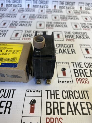 QOB2125 Square D Circuit Breaker, 125 A 2pole 1YR WRNTY
