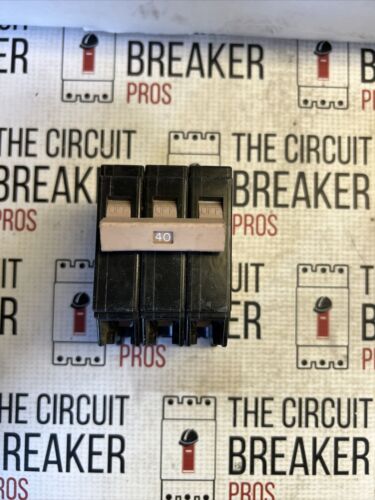 CUTLER HAMMER, CH340, 40A, 3POLE, 240V CIRCUIT BREAKER *RECONDITIONED