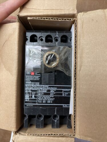 HED43B020L SIEMENS 3POLE 20AMP 480V 42KA CIRCUIT BREAKER NEW 1yr Wrnty