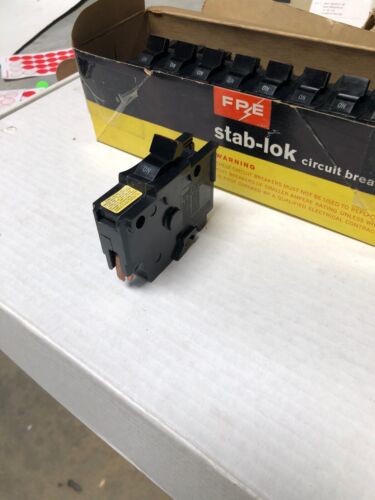 (10)Federal Pacific Type NASWD Circuit Breaker 2P 120/240VAC 15A Lot Of 10