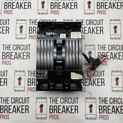 TEB132Y100 GE Circuit Breaker 100 Amp 3 Pole 240V With Aux