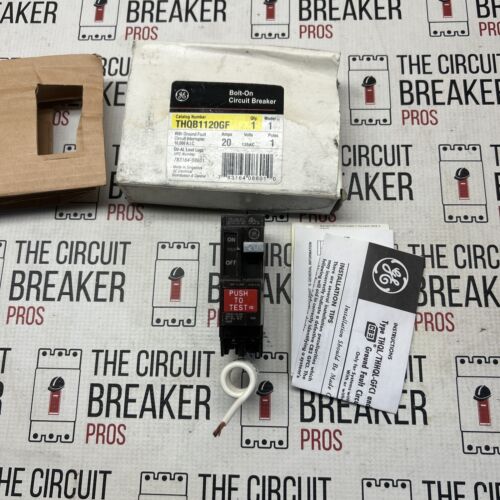 GE THQB1120GF 1 Pole 20A Ground Fault Circuit Breaker Molded Case