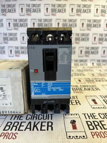 NEW SIEMENS 60 AMP CIRCUIT BREAKER 240 VAC 3 POLE  ED23B060