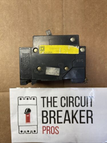EHB24020 SQUARE D 2POLE 20AMP 480V CIRCUIT BREAKER Reconditioned wrnty
