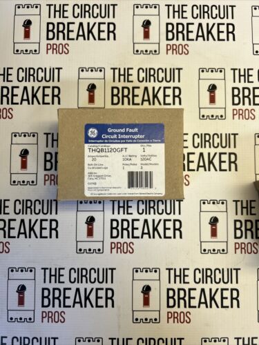 THQB1120GFT GENERAL ELECTRIC 1POLE 20AMP 10KA 120AC CIRCUIT BREAKER NEW