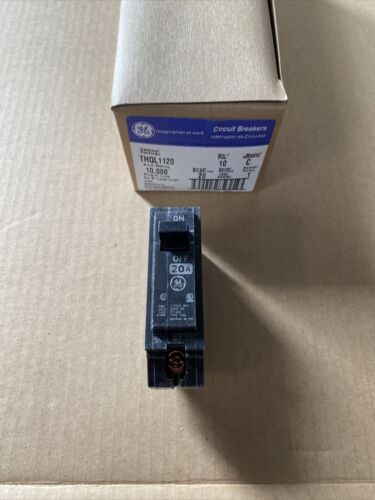 1 GE General Electric THQL1120 20-Amp 1-Pole 120/240VAC Breaker